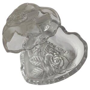 Heart-Shaped Crystal Jewelry Frosted Rose Valentine's Day Home Beautiful Japan‎
